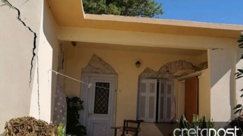 Αρκαλοχώρι: Καταστράφηκε ολόκληρο το χωριό από το σεισμό